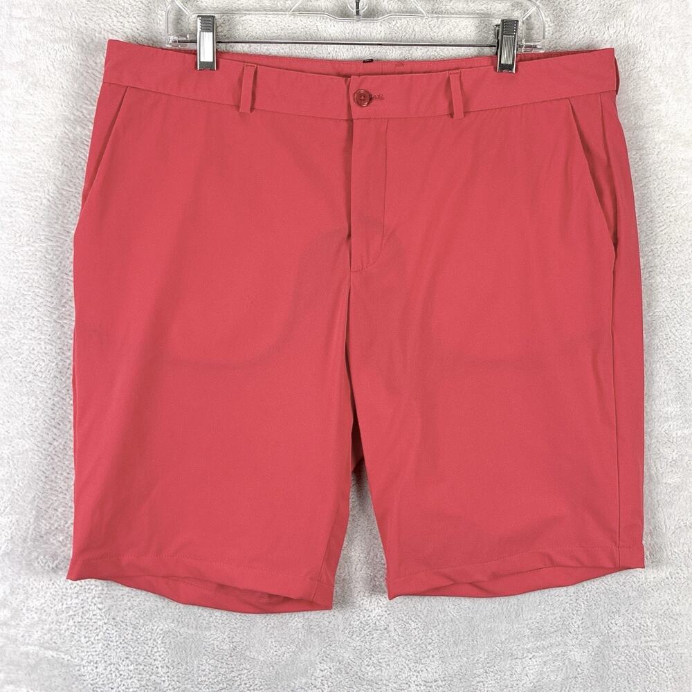 Maceoo Short Mens XL Pink Performance Preppy Luxury Summer Vacation Golf Tennis